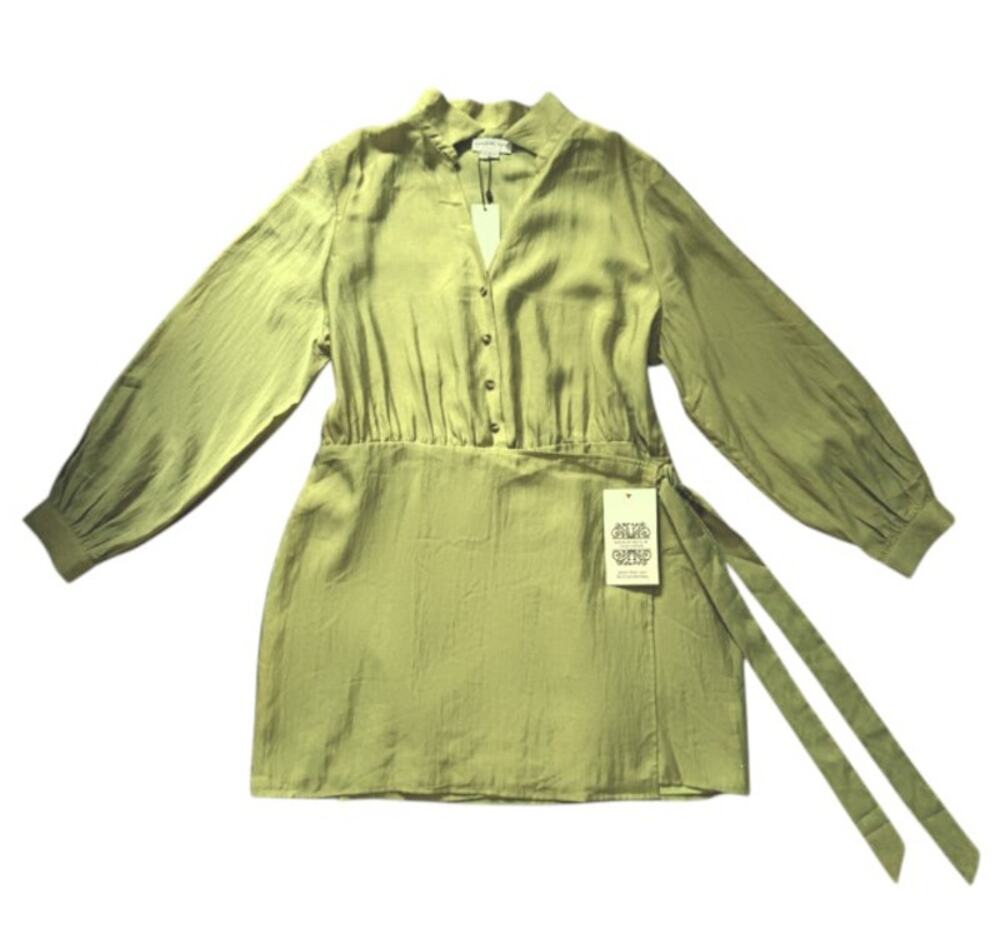 Never Fully Dressed Green Dress | Size 16